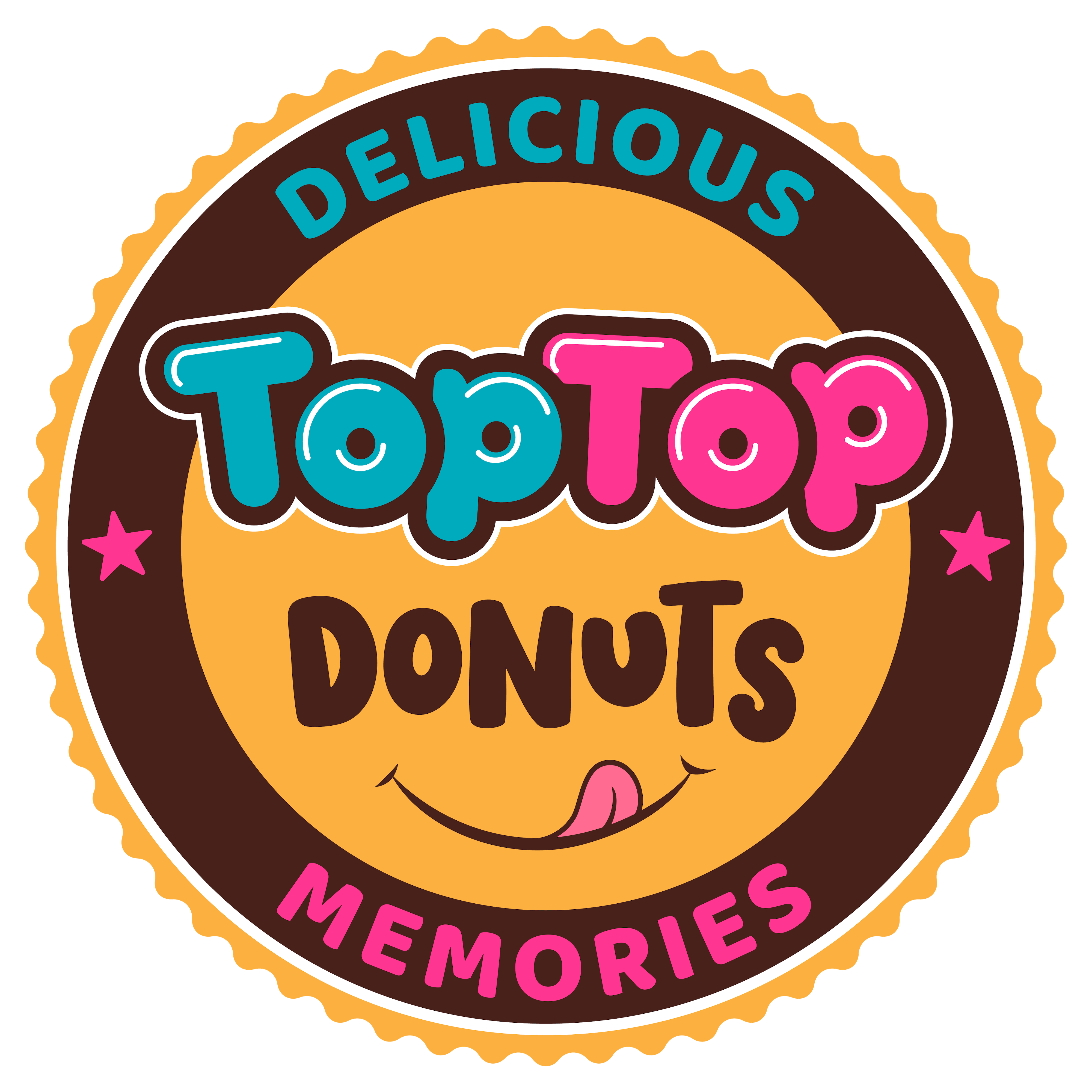 TopTopDonuts – Markenlogo